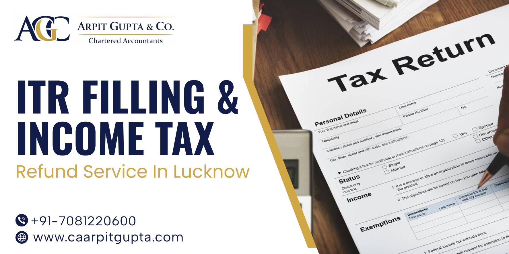 ITR Filling & Income Tax Refund Service in Lucknow