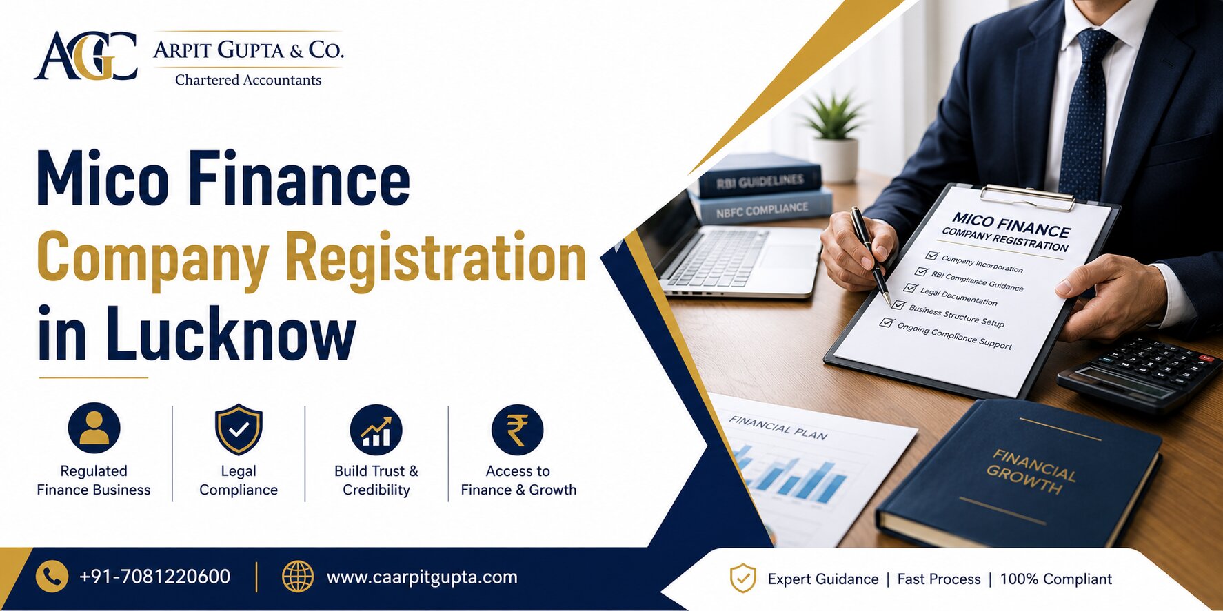 Micro Finance Company Registration in Lucknow | CA Arpit Gupta & Co.