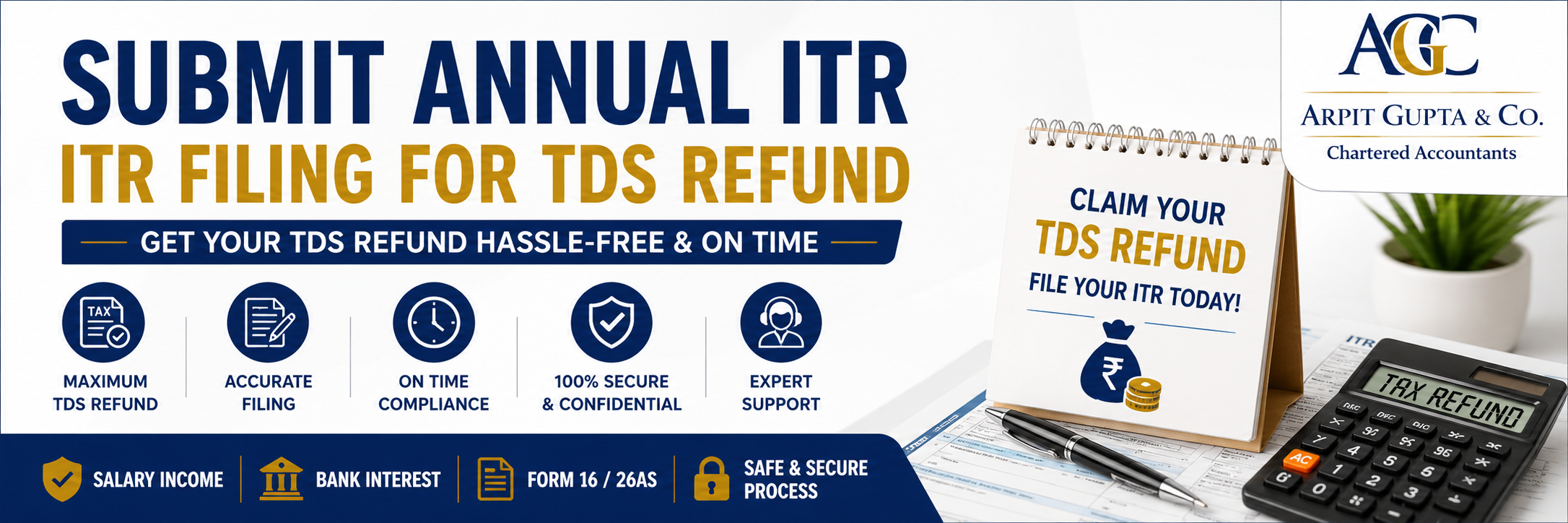 Itr filing for tds refund