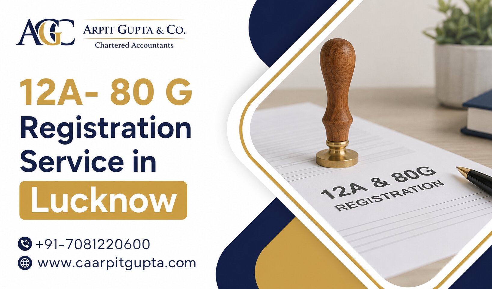 12A 80G Registration Service in Lucknow | CA Arpit Gupta & Co.