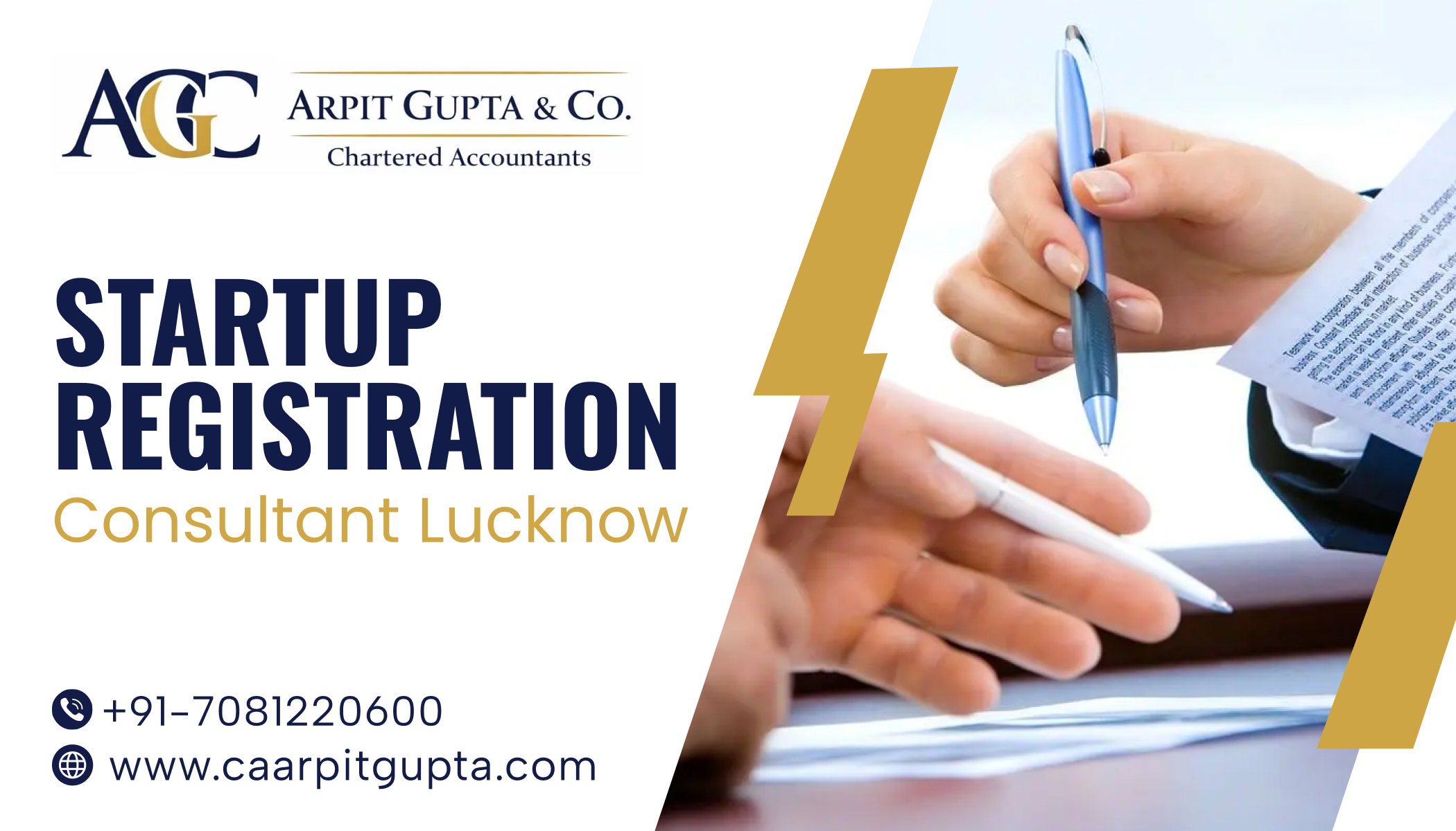 Startup Registration Consultant Services in Lucknow by CA Arpit Gupta & Co.